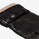 Alessandro (black) - lambskin leather gloves with cashmere lining & touchscreen
